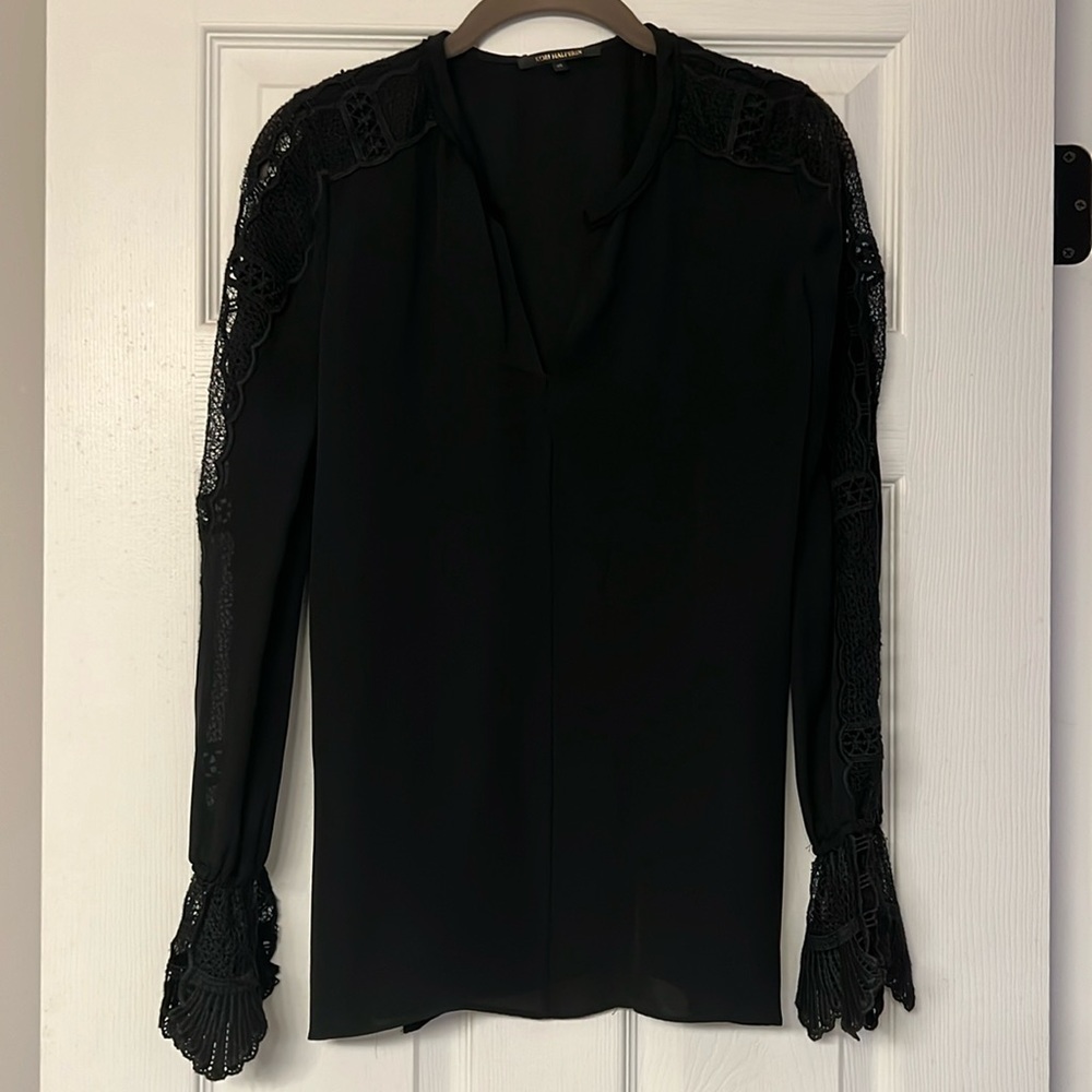 Kobi Halperin woman’s black blouse xs